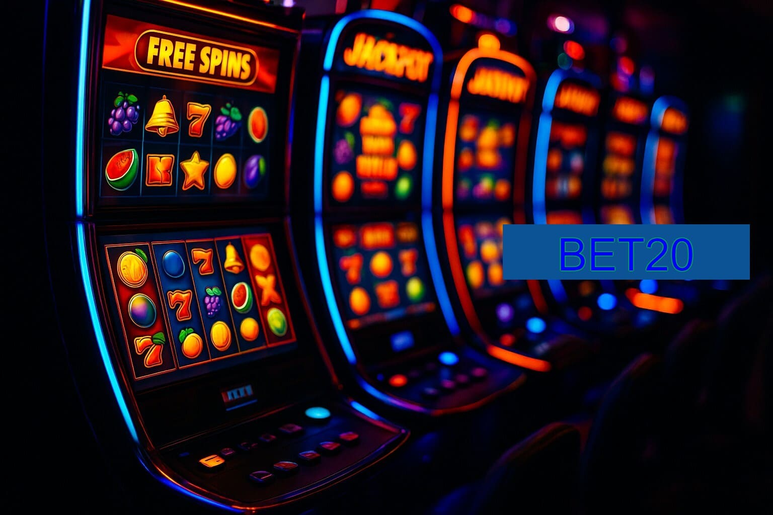 Diversos jogos de caça-níqueis